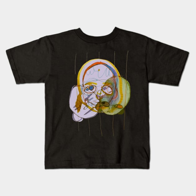 phases Kids T-Shirt by Blue Afro